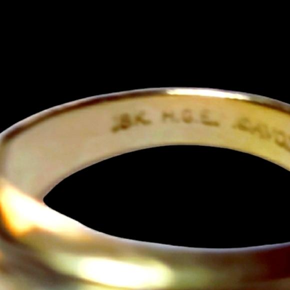 Ring ( unisex 18 carat gold) - Picture 4 of 6